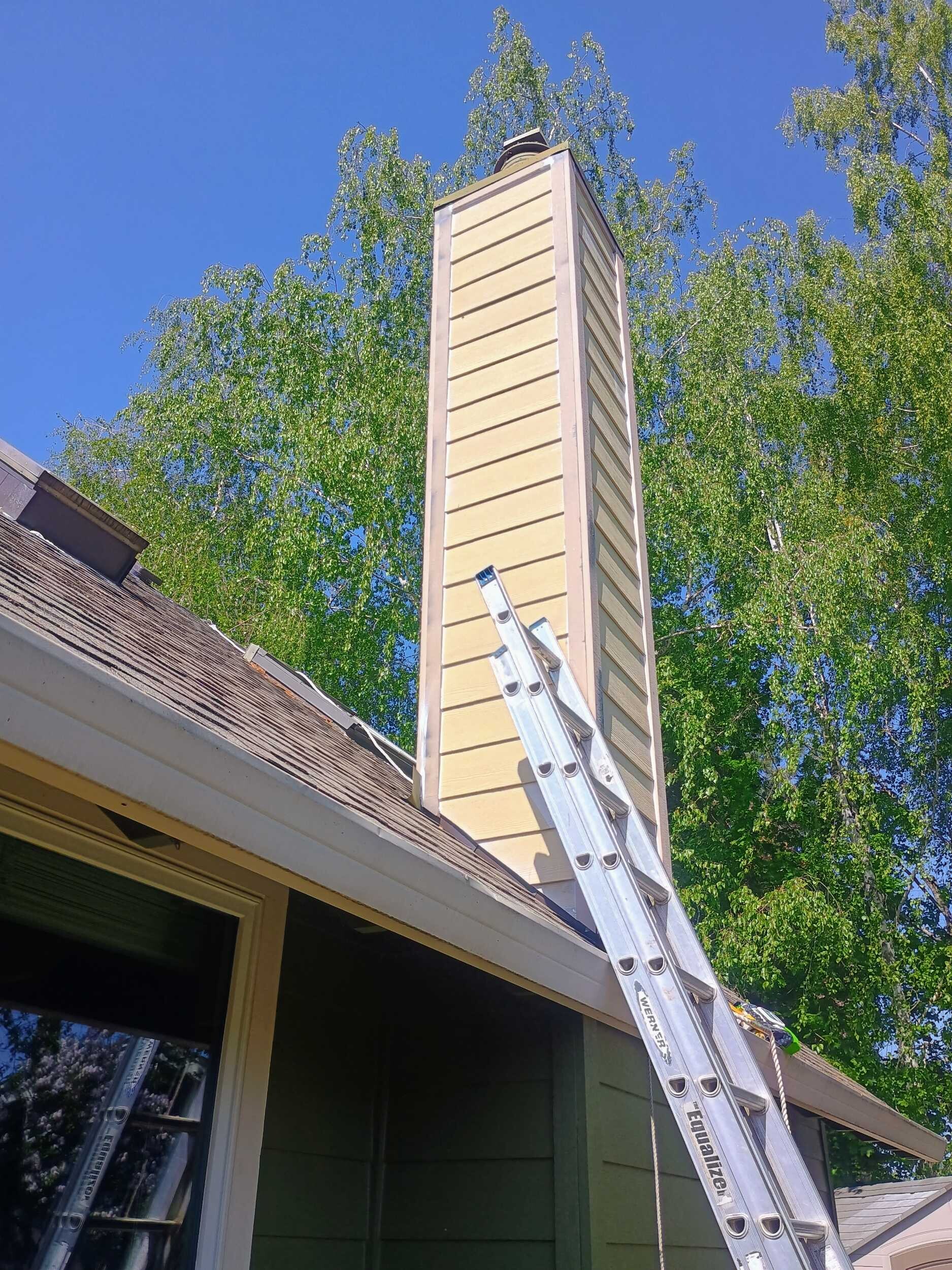 Chimney Chase Siding Exterior Repair